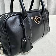 Prada Nappa Bouletto Black Leather Bag - 4