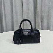 Prada Nappa Bouletto Black Leather Bag - 3