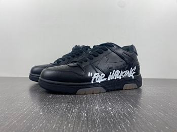 OFF-WHITE Out of Office Black White Sneakers