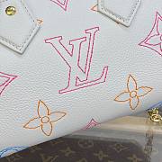 Louis Vuitton speedy 20 white leather bag M46667 - 5