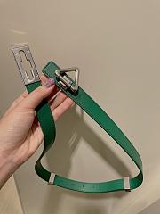 Bottega Veneta green belt 2cm - 6