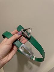 Bottega Veneta green belt 2cm - 4