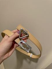 Bottega Veneta yellow belt 2cm - 5