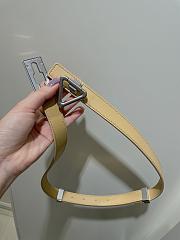 Bottega Veneta yellow belt 2cm - 2