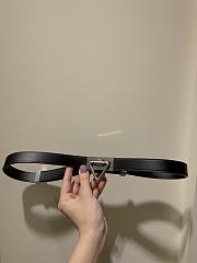 Bottega Veneta black belt 2cm - 1