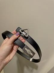 Bottega Veneta black belt 2cm - 6