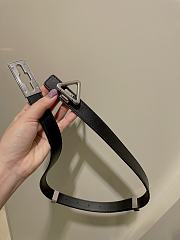 Bottega Veneta black belt 2cm - 4