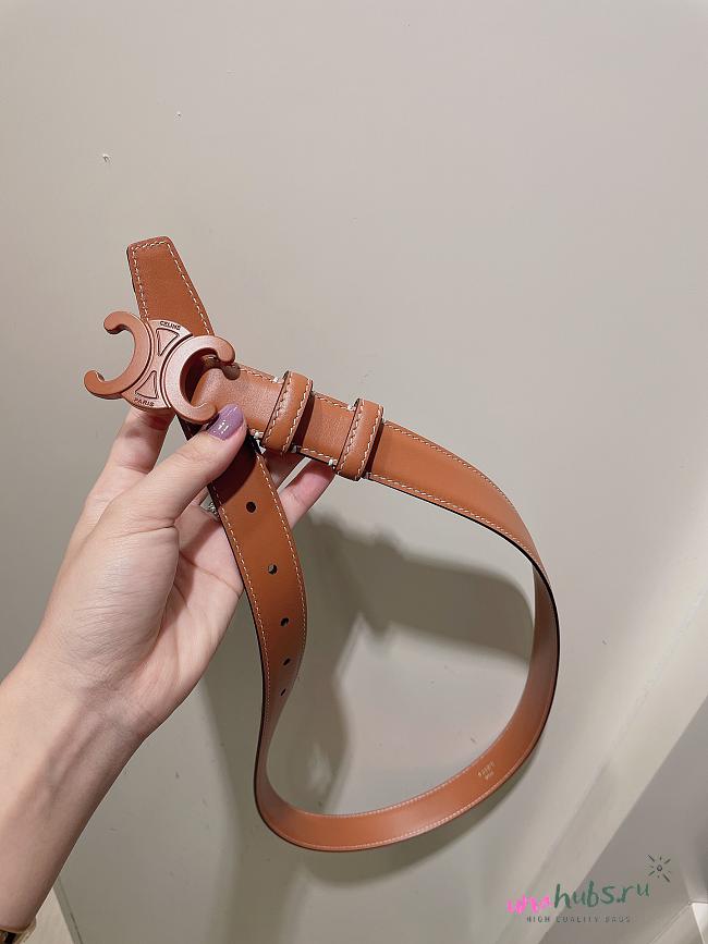 Celine CC brown belt 2.5cm - 1