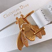 Dior bee white belt 1.7cm - 4