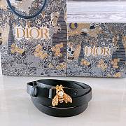 Dior bee black belt 1.7cm - 1