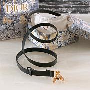 Dior bee black belt 1.7cm - 3