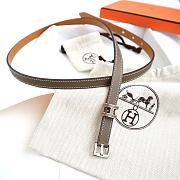 Hermes H gray belt  - 4