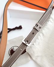 Hermes H gray belt  - 3