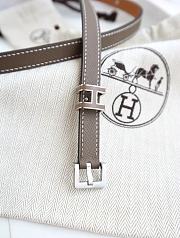 Hermes H gray belt  - 2