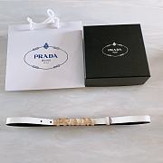 Prada white belt 2cm - 6