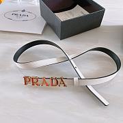 Prada white belt 2cm - 4