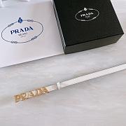 Prada white belt 2cm - 2