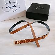 Prada brown belt 2cm - 5