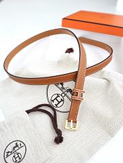 Hermes H brown belt - 5