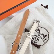 Hermes H white belt - 6