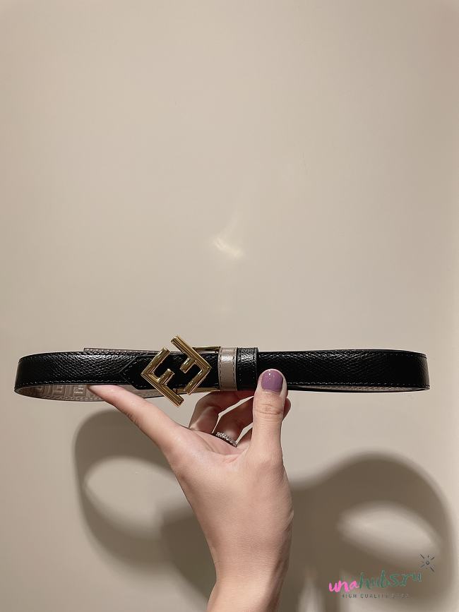 Fendi FF black belt 2cm - 1