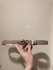 Fendi FF gray belt 2cm - 1