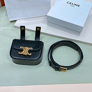 Celine Triomphe mini bag belt - 4