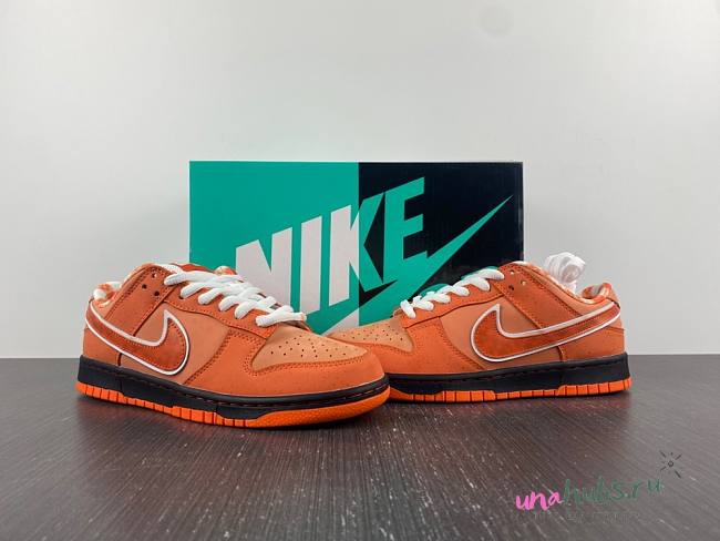 Nike SB Dunk Low Concepts Orange Lobster Shoes - 1