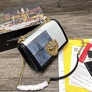 Dolce Gabbana Patchwork Denim Devotion Bag - 5