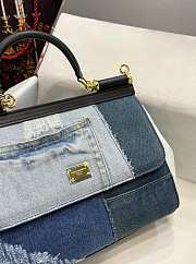 Dolce & Gabbana Women's Sicily Small denim tote bag - 2