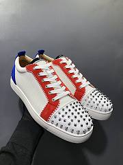 CL Suede And Canvas Spiked Orlato Low Top Sneakers - 1