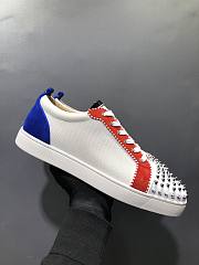 CL Suede And Canvas Spiked Orlato Low Top Sneakers - 6