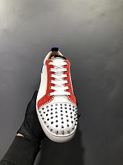 CL Suede And Canvas Spiked Orlato Low Top Sneakers - 3