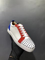 CL Suede And Canvas Spiked Orlato Low Top Sneakers - 2