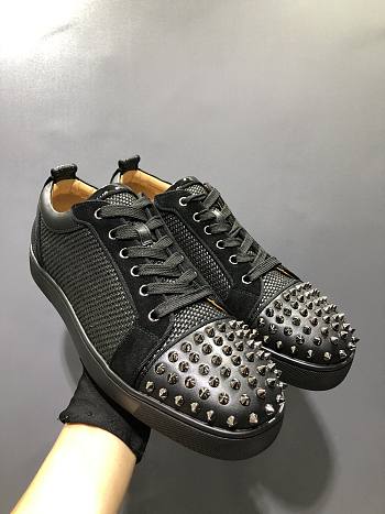 CL pikes Orlato Black Leather Sneakers