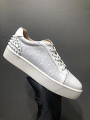 CL Spikes Orlato White Leather Sneakers - 2