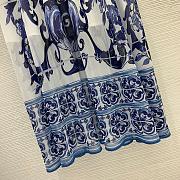 DG blue porcelain dress - 2