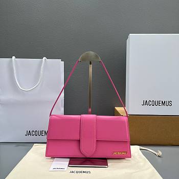 JACQUEMUS Le Bambino Long leather shoulder bag