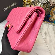 Chanel Cf flap bag pink gold hardware bag - 6