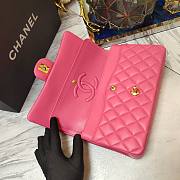 Chanel Cf flap bag pink gold hardware bag - 3