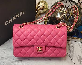 Chanel Cf flap bag pink gold hardware bag