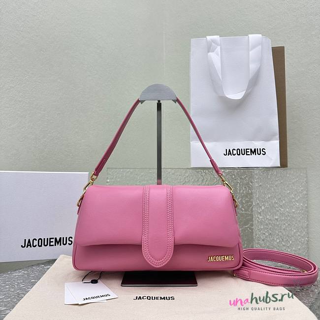 Jacquemus Le Bambimou pink padded shoulder bag - 1