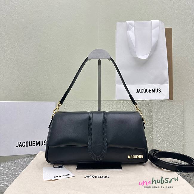 Jacquemus Le Bambimou black padded shoulder bag - 1