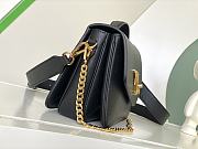 Louis Vuitton M22792 Oxford Lockme Black Leather Bag  - 5