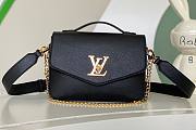 Louis Vuitton M22792 Oxford Lockme Black Leather Bag  - 1