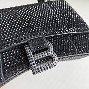 Balenciaga Hourglass XS Rhinestone Black Bag - 6