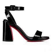 CL Miss Sabina black patent sandals 85 mm   - 3