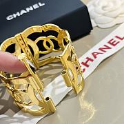 Chanel Vintage Gold Coco Mark Bangle - 6