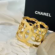 Chanel Vintage Gold Coco Mark Bangle - 4