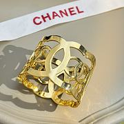 Chanel Vintage Gold Coco Mark Bangle - 2